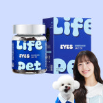 라이프펫 강아지 눈 영양제 눈물자국 냄새 제거 루테인 백내장 동물병원 약국 전용 85개입 : 라이프펫 공식스토어