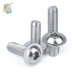 10-20pcs M3 M4 M5 M6 304 스테인레스 스틸 육각형 소켓 단추 머리 나사 (칼라 볼트 포함) 머리 나사 (칼라 볼트 포함) : 분당플렉스80