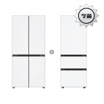 2025년 출시 LG 냉장고 + 김치냉장고 Fit & Max 화이트 504L + 324L R828MQQ012 : 정품가전