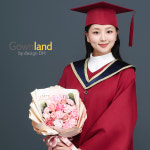 초등학교 중학교 고등학교 졸업가운 학사복 학위복 졸업사진 사각모 자체제작 맞춤가운 단체복 : annieroom