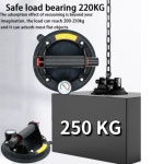 유리 흡착기 강력한 헤비 듀티 핸드 펌프 흡입기 진공 컵 리프팅 자석 핸들링 도구 8 인치 200KG 공기 신제품 : 어반샵스토어