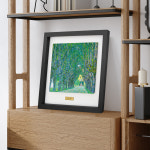 구스타프 클림트 액자 쉴로스 카머로 가는길 01.정사각 3호 르와뜨 블랙 : 아란아트