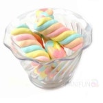 펀펀 PC 디저트볼 투명 아이스크림그릇 빙수용기 : 파니펀