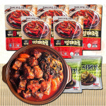 명자네 코다리조림 시래기 속초 명태 조림 7팩 : 나도store