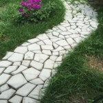 보 럭 문양제작틀 디딤석 정원 디딤돌거푸집 시멘트 스타일 시공 화단경계석 타일 화단 : 바이브온마켓