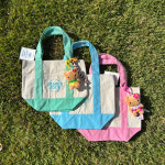 알로하소일 파스텔 트레이더조 미국 미니 에코백 천가방 장바구니 쇼퍼백 한정판 : 깔개나라