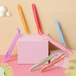 [누리공구]8cm DIY 컬러 스트레이트 핀셋 플라스틱 플러스 하드 구부러진 편지지 장난감 도구 액세서리 : 재윤상사