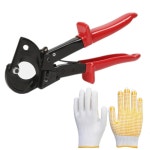 szhdxsy 수동 래칫 케이블 가위 - Cu-Al 절연 커터, 최대 240mm/10.23인치 전선 절단용 : 30서초직구