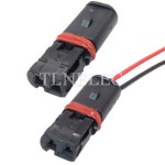 와이어 자동차 방수 커넥터 872-406-501 2 핀 방식 자동차 와이어 케이블 소켓 : 백사플렉스