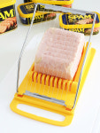 소시지 두부 절단기 슬라이서 주방 간격6mm 소세지 커터 족발 업소용 김밥 스팸 스팸커터 : 더건재