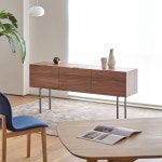 거실 장식장 캐비닛 찬장 술장 길이60 일본 책장 도어 컨트리 이태리장식장 4문 카페 호두나무 삼문 160x40x75cm : 쓱보고쓱담기