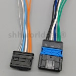 Shhworldsea 6P 98825-1061 98821-1061 푸조 307 시트로엥 용 자동차 미등 어댑터 와이어 케이블 플러그 AC 어셈블리 : 백팔플렉스