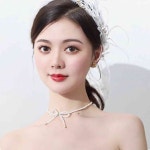 깃털 헤어핀 큐빅 파티 소품 레크레이션 진주 공연 장기자랑 백조 : 지에이치 모아샵