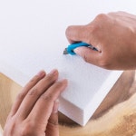 슈퍼 Z 아울렛 폼 직사각형 빈 폴리스티렌 시트 보드 흰색 DIY 프로젝트, 파티 장식(16 x 11 2 인치) (3) : 구구구잡화