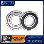 6200-6206 2RS /ZZ 깊은 홈 볼 기계 베어링 고속 및 침묵 : 백칠플렉스