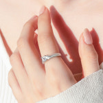 Pillow Ring 실버 사각 큐빅 반지 : 디오브제 DE OBJET