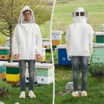 벌 수트 -비 장갑과 양가죽 있는 방지 - 침 L 베일이 양봉 : 가디아-1