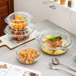 전자렌지용찜기 계란찜 유리 용기 전자레인지 라면용기 1L : 바로앤미로