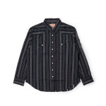 슈가케인 SUGARCANE NATIVE AMERICAN DOBBY STRIPE L/S WESTERN SHIRT (Black) : 네스트 스토어