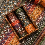 할로윈 파티 시리즈 와시 테이프 세트 골드 스탬핑 호박 유령 접착 종이 마스킹 장식 스티커 A7705 14 Black box : lunalux