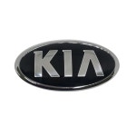 기아 옵티마 K5 2011-2015용 제네릭 정품 OEM 863182T000 전면 후드 엠블럼 NO.115 장식 86318-2T000, 블랙, 실버 : 민컬렉션