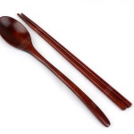 어썸만물상 옻칠 어린이 수저세트 원목 아동수저 젓가락 옷칠 숫가락 : 어썸만물상