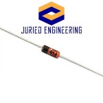 Juried Engineering 1N5247B 1N5247 DO 35 DIODE ZENER of 10 Pack 17V DO35 500mW : 칠육CP