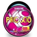 PE HARDCORE X8 PRO 600 H3952 DUEL(듀얼) HARDCORE(하드 코어) 라인 0.8호 0.8호 10m×5색 화이트 마킹 : CRAZY FIT