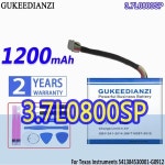 GUKEEDIANZI 배터리, TI-Nspire CX CAS 541384530001-G0912 시리즈용, 텍사스 인스트루먼트 N2/AC/2L1/A, 3.7L0800SP, 1200m : DCN스토어