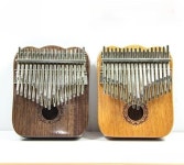 칼림바 17음계 나무 피아노 마호가니 손가락 34 바디 작은 음계 : 제이니퀵