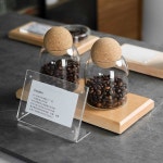 커피 원두 시향 진열 샘플 전시 테스트 용기 세트 유리병 카페 : 따뜻한나눔