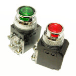 조광형 푸쉬버튼 스위치 PUSH BUTTON LAMP SWITCH  JKNA252 JKNA302 안전스위치 : 영주통상