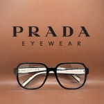 오늘출발 프라다 안경 56사이즈 0PR B07VD 16K1O1 블랙 PRADA 룩소티카정품 명품안경테 : TeGlass