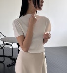 언더스탠딩 25 뉴 플리츠 반팔 티셔츠 5color : Deepgray