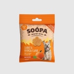 수파 헬시바이트 비건간식 당근+호박, 50g, 1개 : 펫차