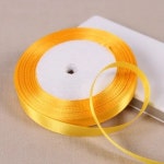 [jcosplay]6/10/15/20/25/38/50mm 25 야드/롤 골드 옐로우 실크 새틴 리본 웨딩 파티 장식 수제 초대장 카드 선물 포장 : jcosplay