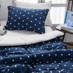 이불 베게커버 Q 네이비 사계절 신혼 이불베개세트 도트 : SJ누리