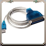 내구성이 뛰어난 2X USB-병렬 IEEE 1284 프린터 어댑터 케이블 PC(기존 병렬 프린터를 USB 포트에 연결) : jjnetwork