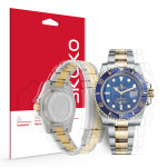 롤렉스 서브마리너 40mm 액정+후면+버클 외부 전신보호필름 1세트 114060 116610 116613 116618 116619 116659 : 스코코