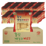 고려 홍삼깨보리 비스킷 건빵 과자 3kg, 1개 : 금산후금이네인삼
