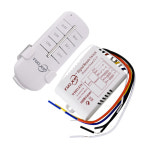 디지털 원격 제어 전등 스위치 무선 ON OFF 전구 샹들리에 220V RF433 1/2/3/4 방법에 대 1 ways : 하늘에서별이