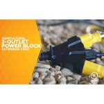 블랙, 농장/작업장 3컨덕터, 듀티 중형 우즈 트라이탭, 아그리프로 2451 SJTOW, : 가디아-1