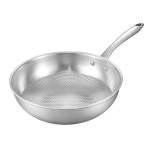 PN풍년 위더스 프로라인 스텐 통3중 궁중팬 28cm 인덕션 웍팬 엠보그릴 : 홍연팜