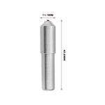 대구경 다이아몬드 포인트 OOTEC 싱글 2PCS 연삭 휠 드레싱 펜 드레서 및 48.8x11.1mm 도구, 정밀 대곡면 드레싱용 : 코어파츠