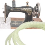 가정용 구형 재봉틀 기어 벨트 모터 풀리 연결 밸트 스트랩 (A0751) : 용천삼리