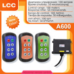 A600 6 버튼 단일 속도 자동차 뒷문 제어 원격 12v 크레인 산업용 무선 스위치 리프트 1T 1R 1 DC12-24V UHF433MHz : sellna60