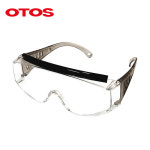 오토스 보안경 B-622A 무색 투명 긁힘방지 PC렌즈 안경위착용 작업용 눈보호 안경 : jojo safety