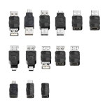 USB 어댑터 마이크로 USB 미니 USB 남성 여성 변환기 데이터 동기화 충전 480Mbps : jjnetwork