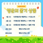[루루히꾸] 럭키 드로우 행운 뽑기 LUCKY DRAW : RURU.SHOP