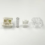 흰색 3핀 스위치, Kailh 기계식 45gf 타이핑/게임/방수 스위치(72Pcs, 키보드 클릭/스피드 Box Zjmehty 흰색) 10pcs Black : GSNA